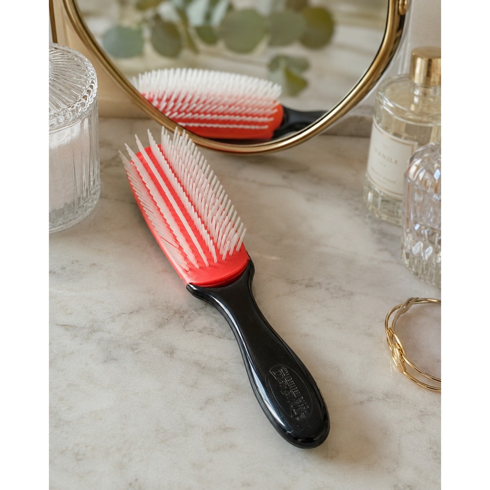 Vintage Denman D3 Hair Brush Set of 2 Styling Brush 7 Row British Made UK